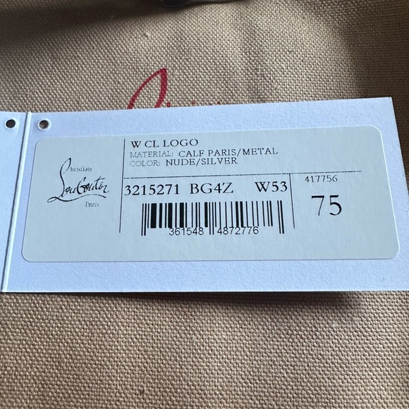 Christian Louboutin CL logo buckle leather belt. - Picture 6 of 7